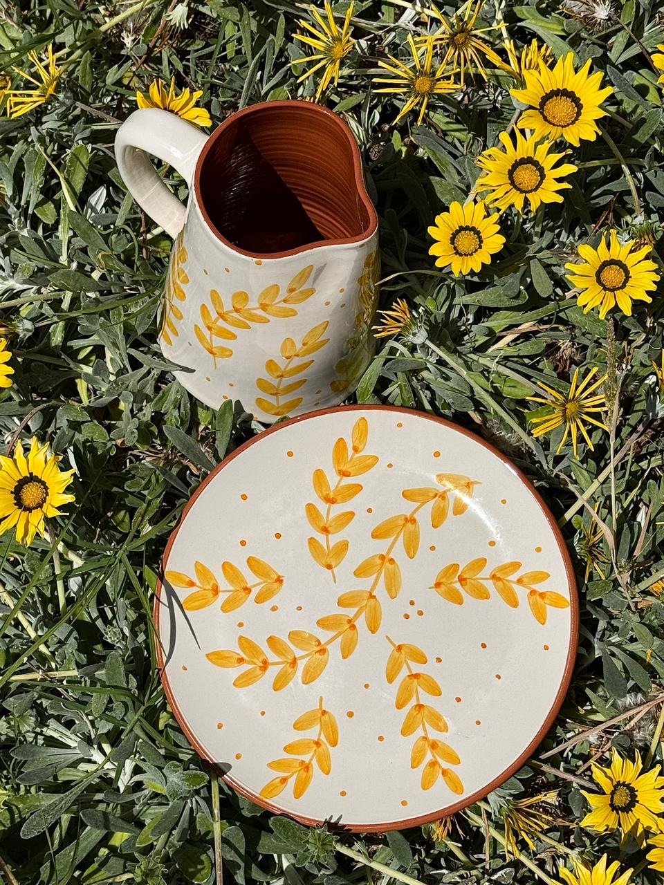 Leaf collection ceramic piece 5